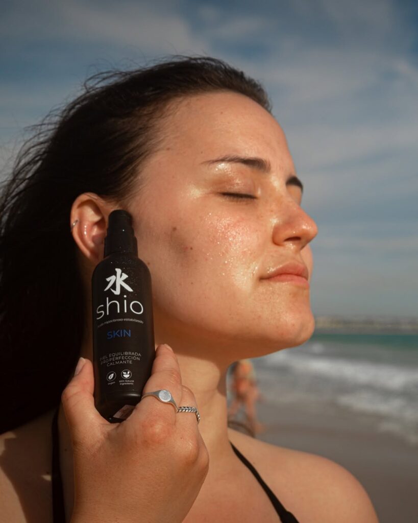 Imperfecciones en la piel en verano | Ácido hipocloroso | shio skin